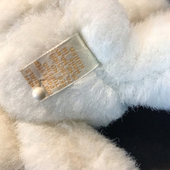 VINTAGE GOLDEN BEAR CO. BUNNY RABBIT WHITE EASTER 9"  PLUSH STUFFED ANIMAL TOY - Picture 4 of 5